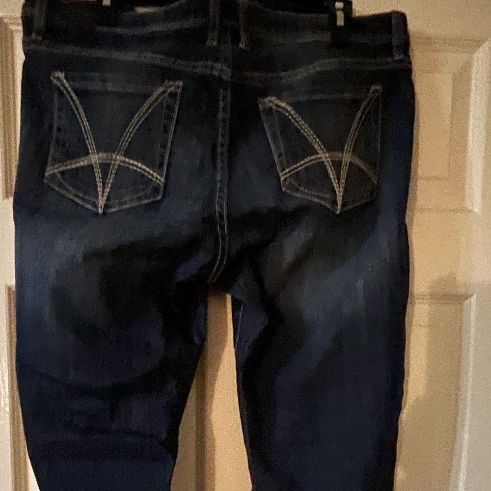KUT from the KLOTH Catherine Slim Boyfriend Size 14 Denim Jean dark wash stretch